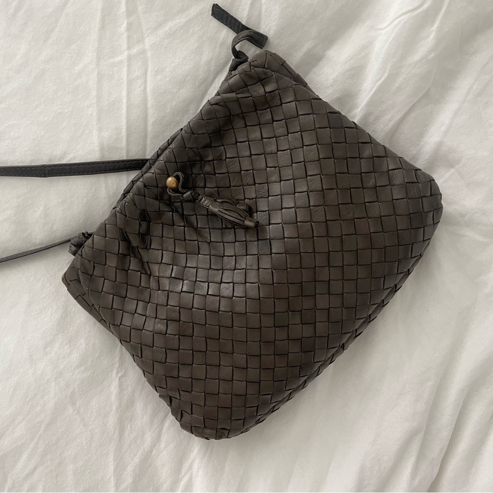 Bottega Veneta Dark Brown Crossbody Bag - Picture 7 of 14